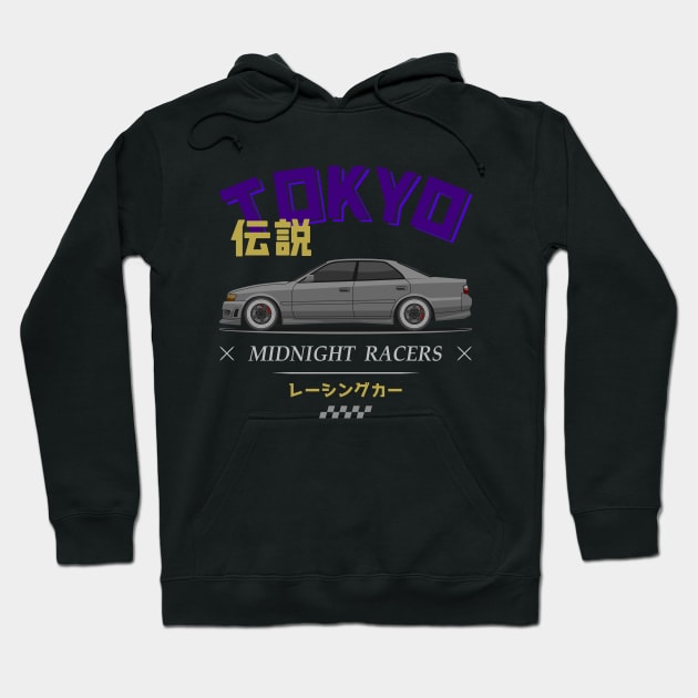 Tuner Silver Chaser JDM Hoodie by GoldenTuners